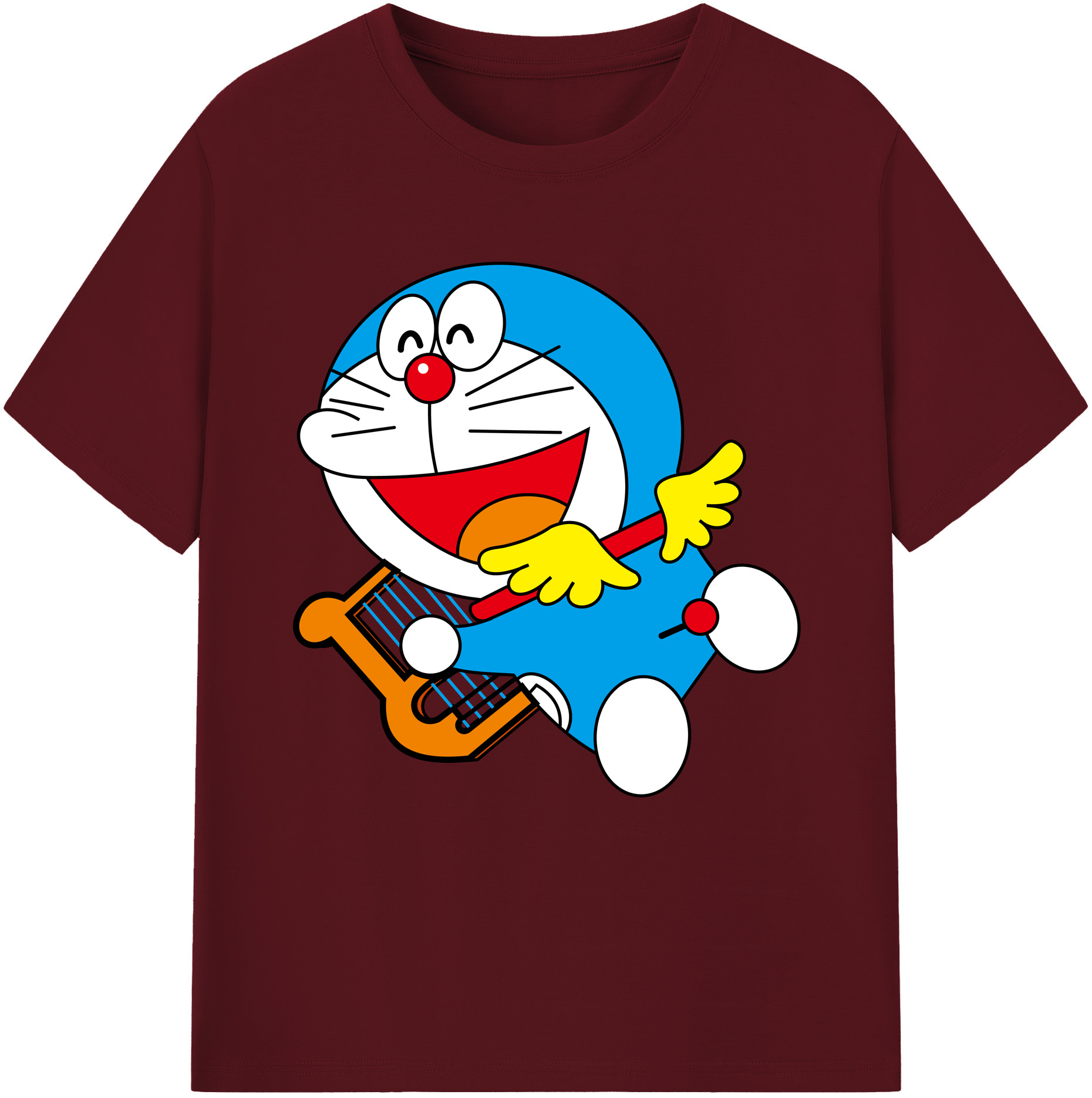 （画像用） ドラえもん Doraemon 綿100％半袖Tシャツ（フロントプリント）